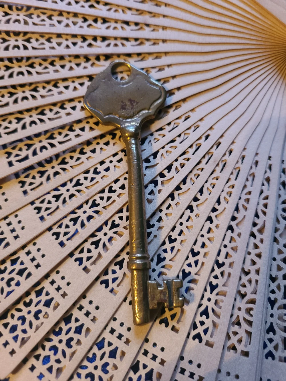 Vintage Gold-tone Skeleton Key